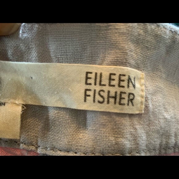 EILEEN FISHER S Organic Linen Crop Cargo Pants - Picture 5 of 6